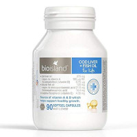 Bioisland Cod Liver Oil For Infants And Toddlers 90 Capsules Bioisland Cod Liver Oil For Infants And Toddlers 90 Capsules