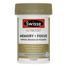 Swisse Ultiboost Memory + Focus 50 Tablets 
